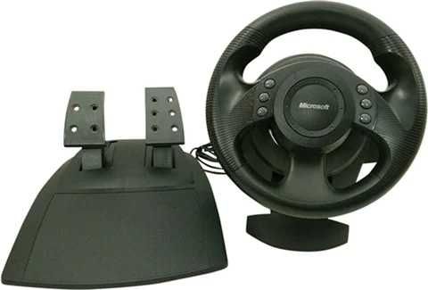 Microsoft Force Feedback Sidewinder Wheel - ESTADO NOVO