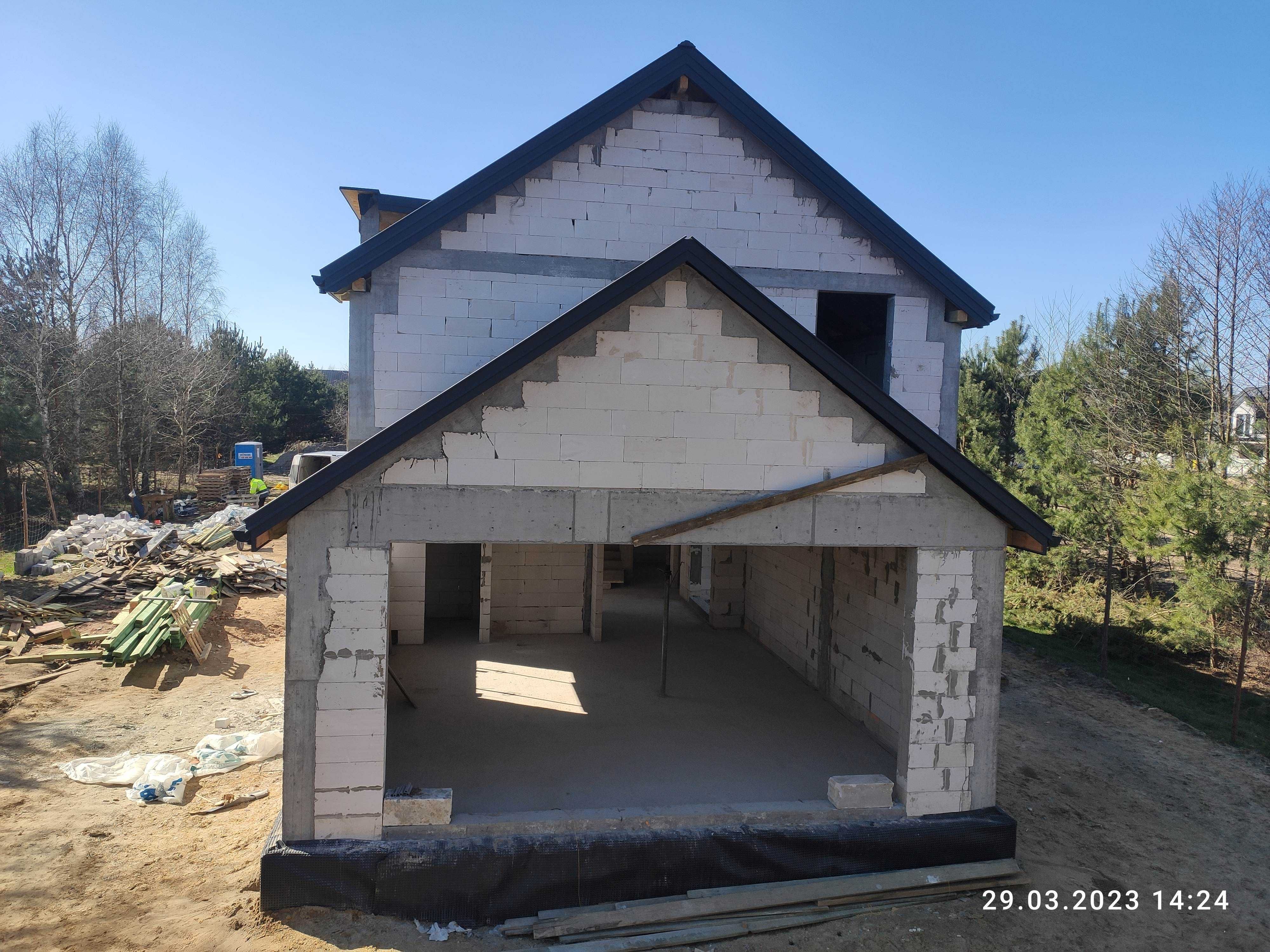 Usługi Budowlane -Budowa domów, Nadzór, Fundamenty, Płyty fundamentowe