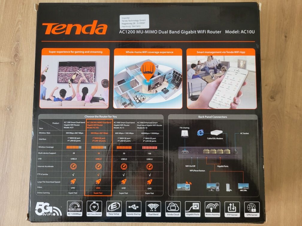 Router Tenda Ac10