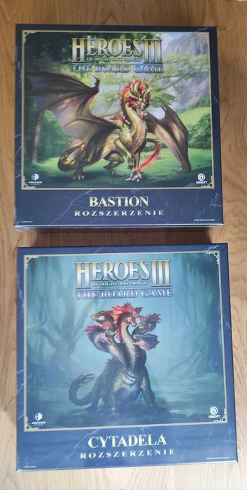 Heroes III - gra planszowa - zestaw 2 dodatków Bastion i Cytadela