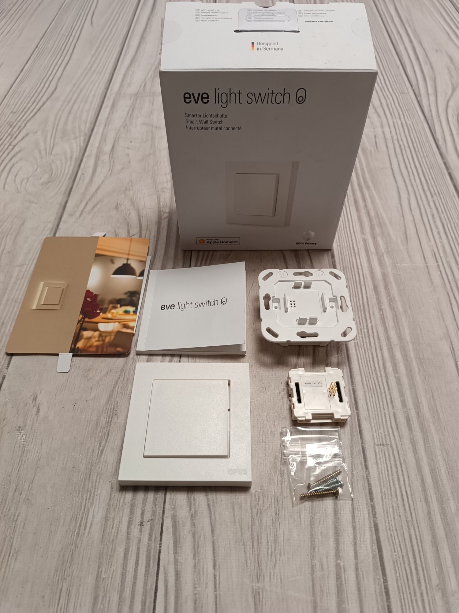 Eve Light Switch Opus розумний вимикач Apple HomeKit