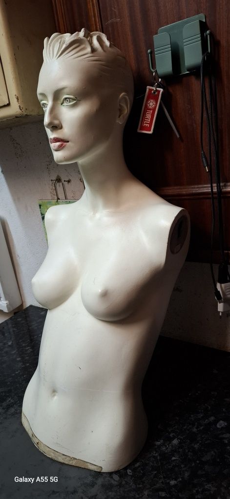 manequim antigo meio corpo