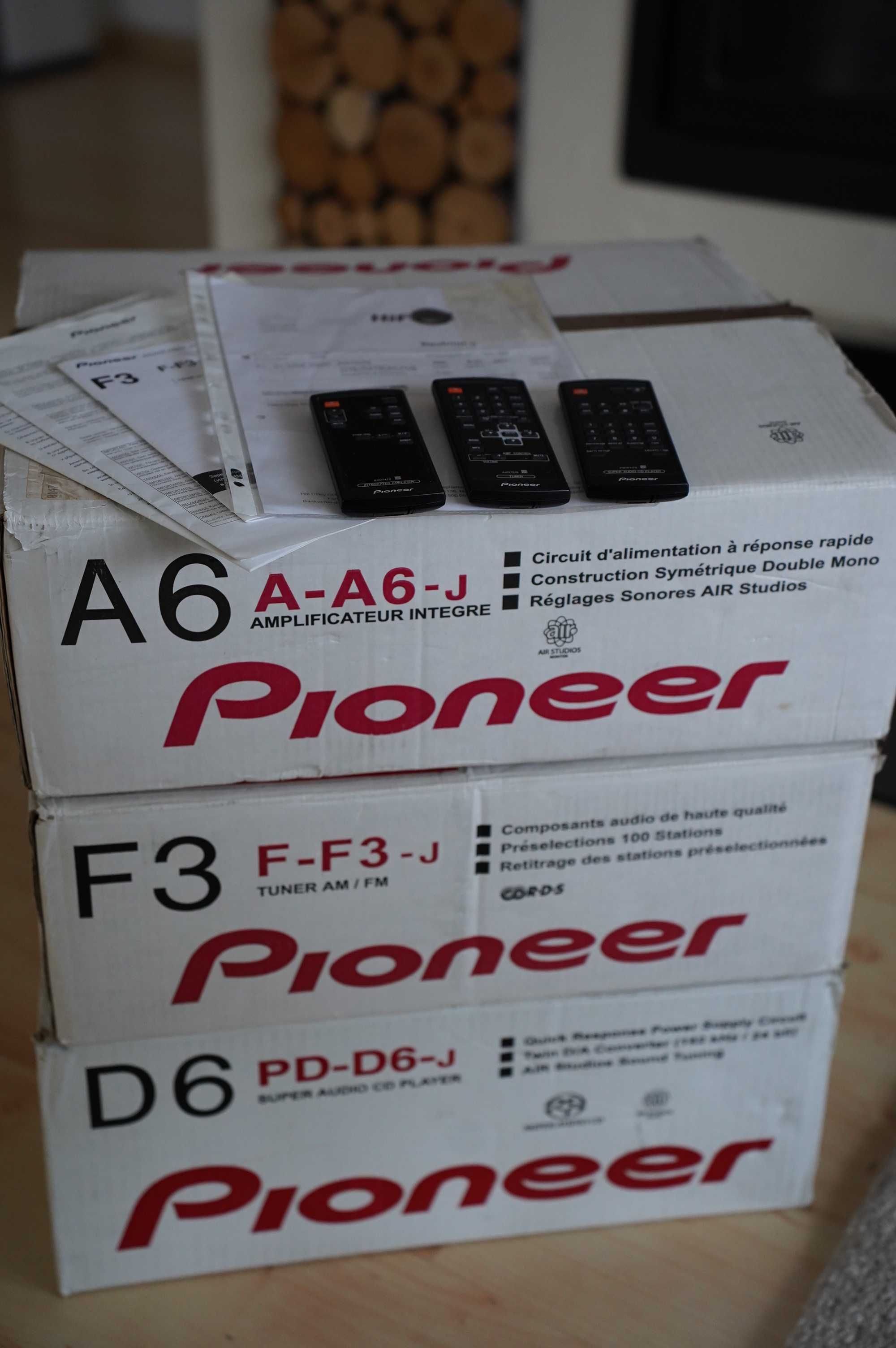 Audiofilski zestaw Pioneer A-A6 F-F3 PD-D6 kable Oehlbach kartony +++