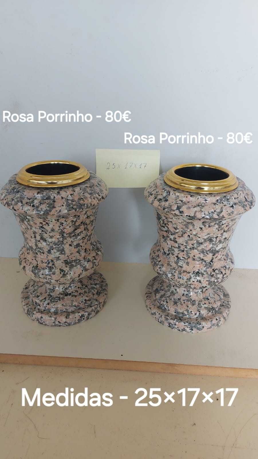 Artigos Fúnebres - Vasos em Mármore e Granito para Campas