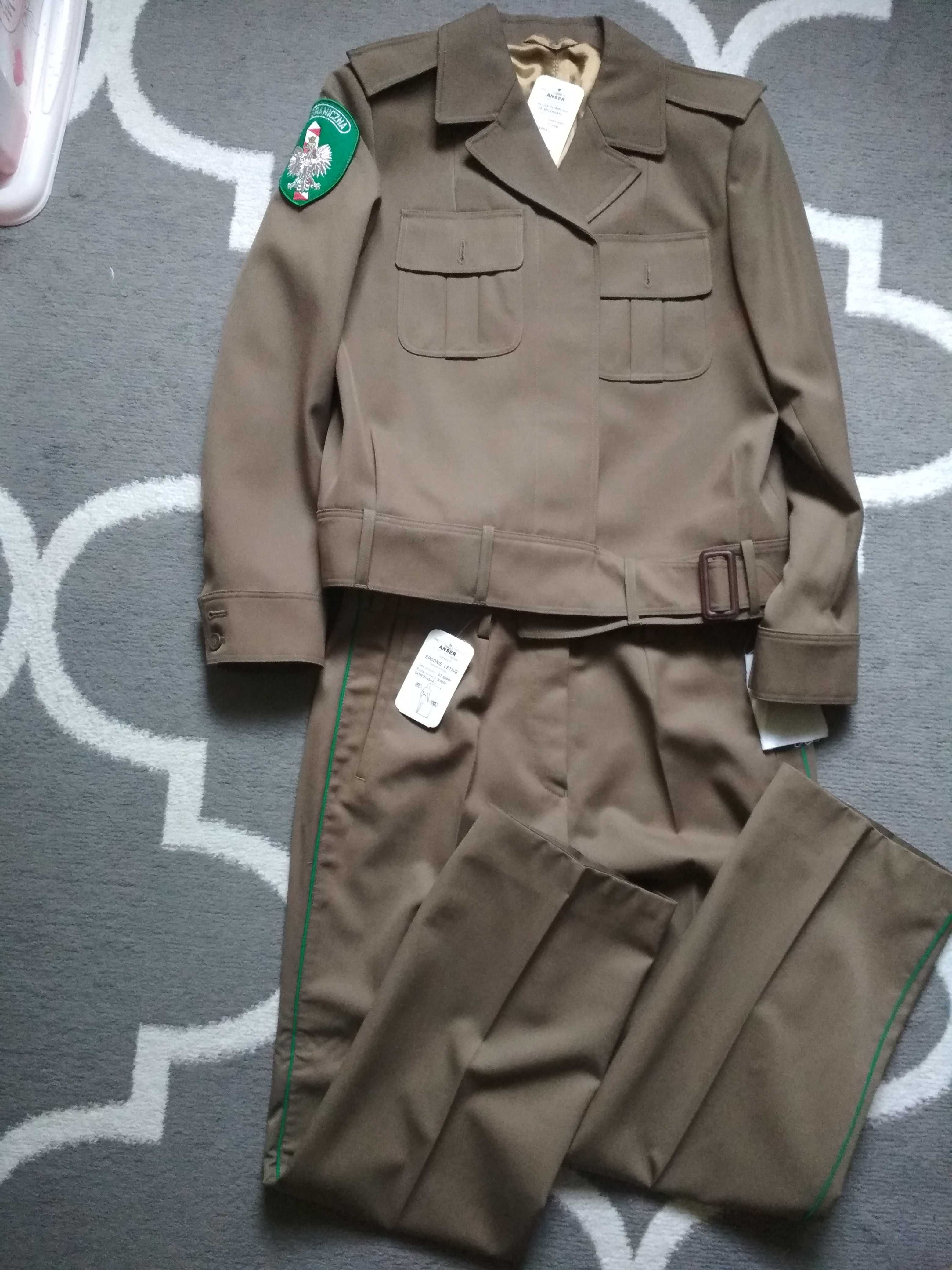 SG straż graniczna bluza olimpijka i spodnie mundur komplet nowy emble