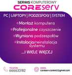 Serwis komputerowy | Naprawa komputerów | Wymiana części | Czyszczenie