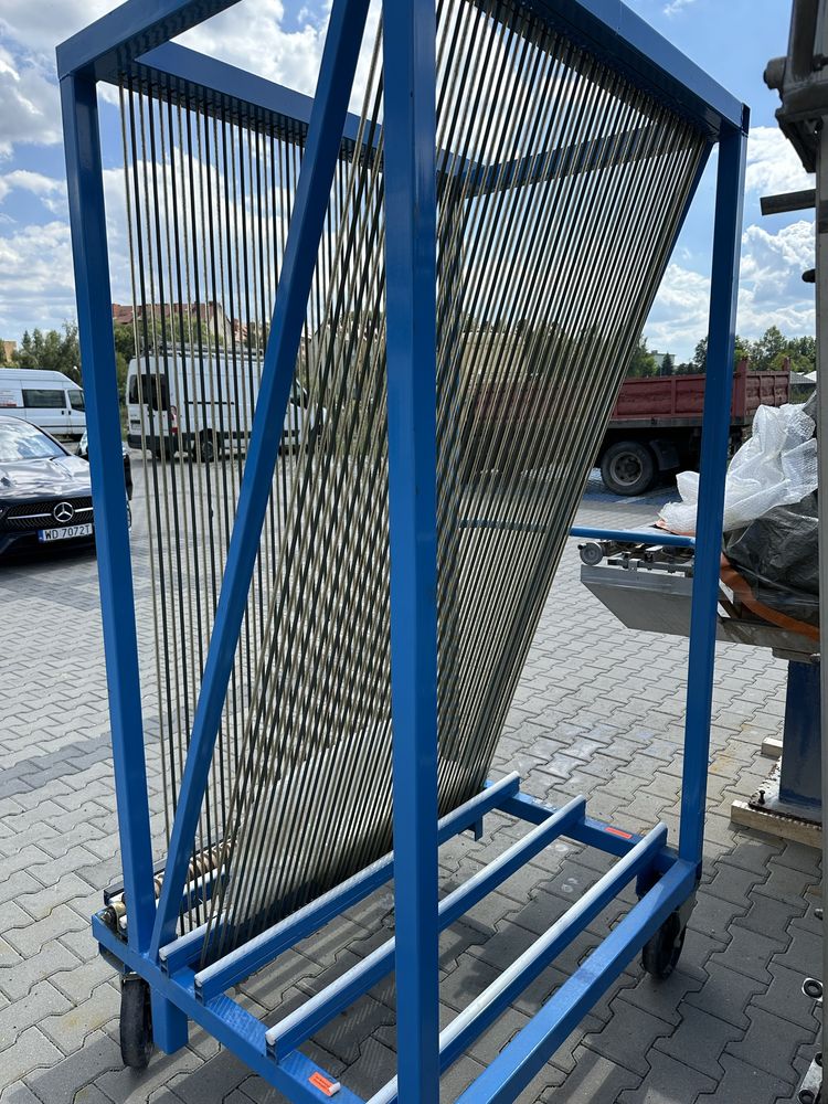 Wózek do sortowania szkła HEGLA F400.50 na 50sztuk niemiecki stan nowy