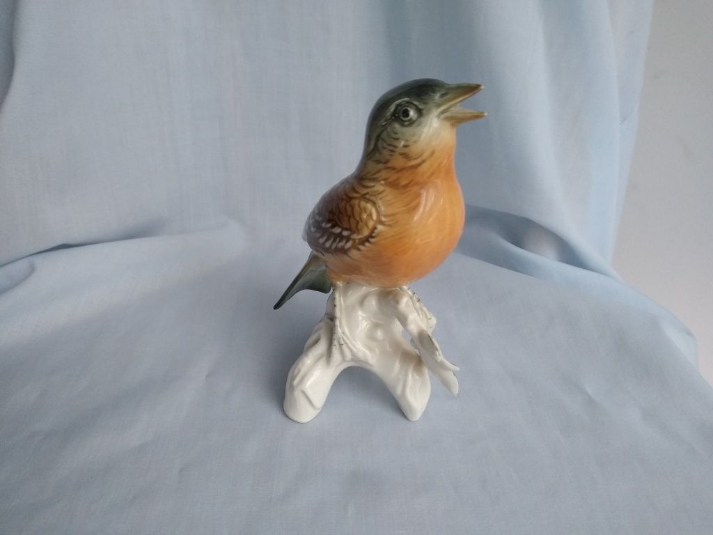 ENS figurka porcelanowa ptak