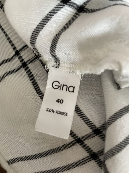 Koszula biala bawelna oversize L