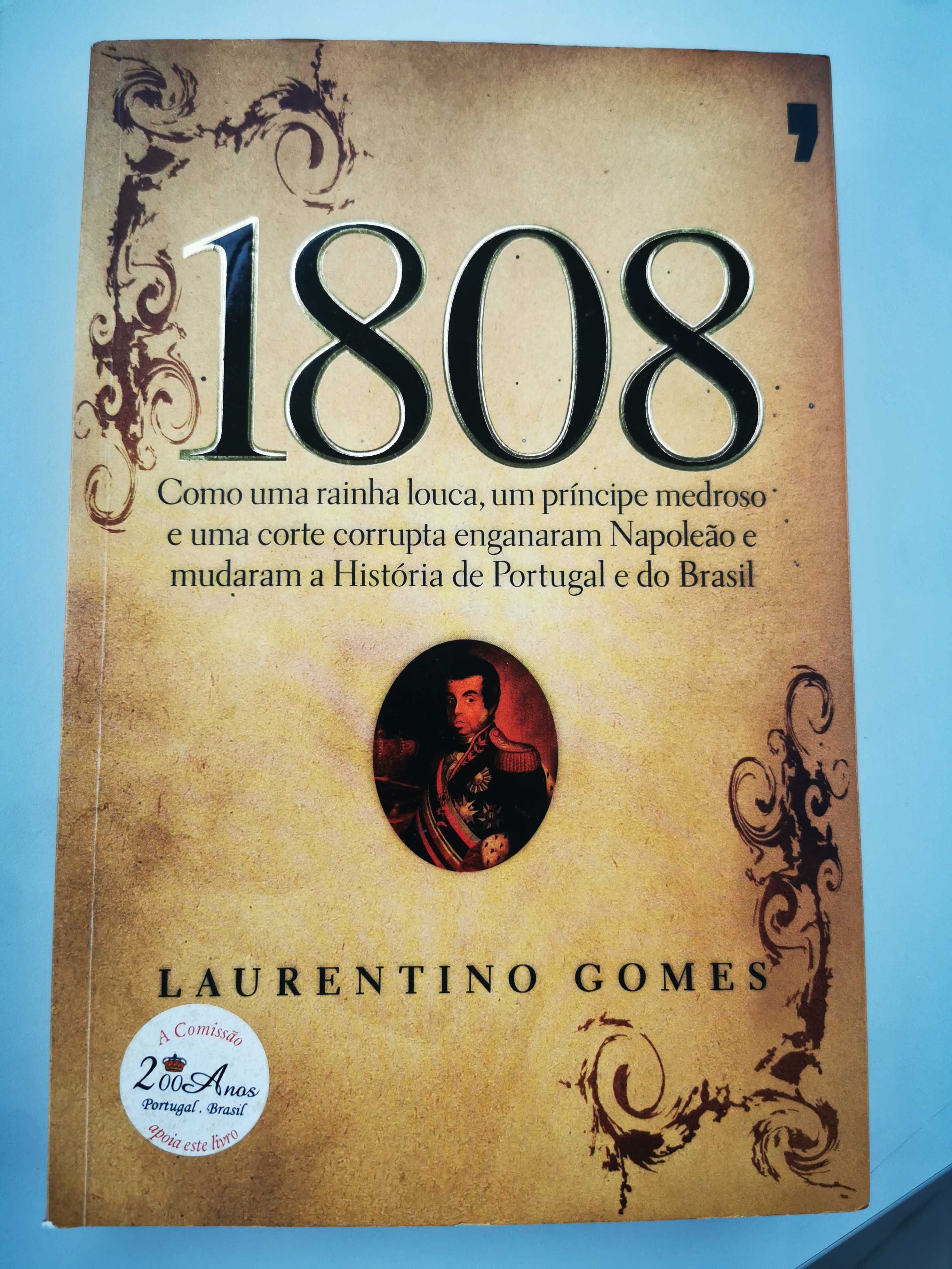 Livro 1808 Laurentino Gomes (NOVO) Portes GRÁTIS
