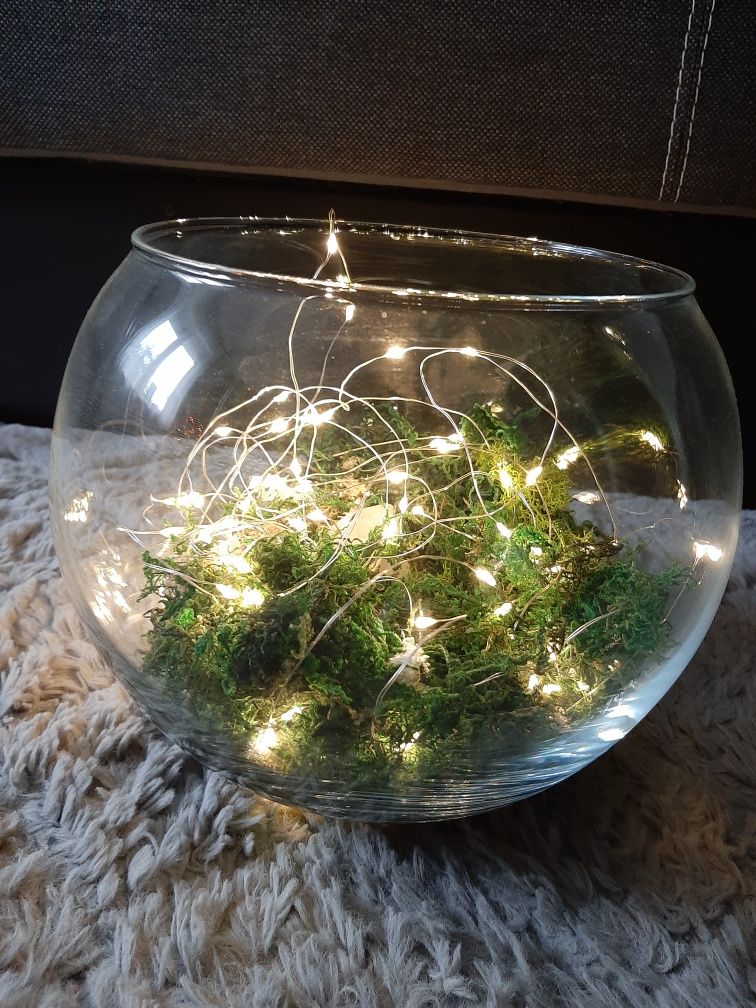 Szklana kula / wazon dekoracyjny
