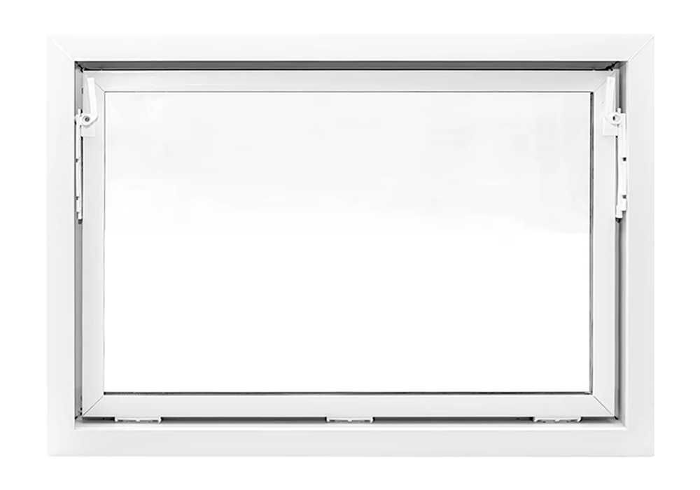 Okno PCV Inwentarskie Piwniczne 1000x700 Złoty Dąb STANDARD Na Wymiar