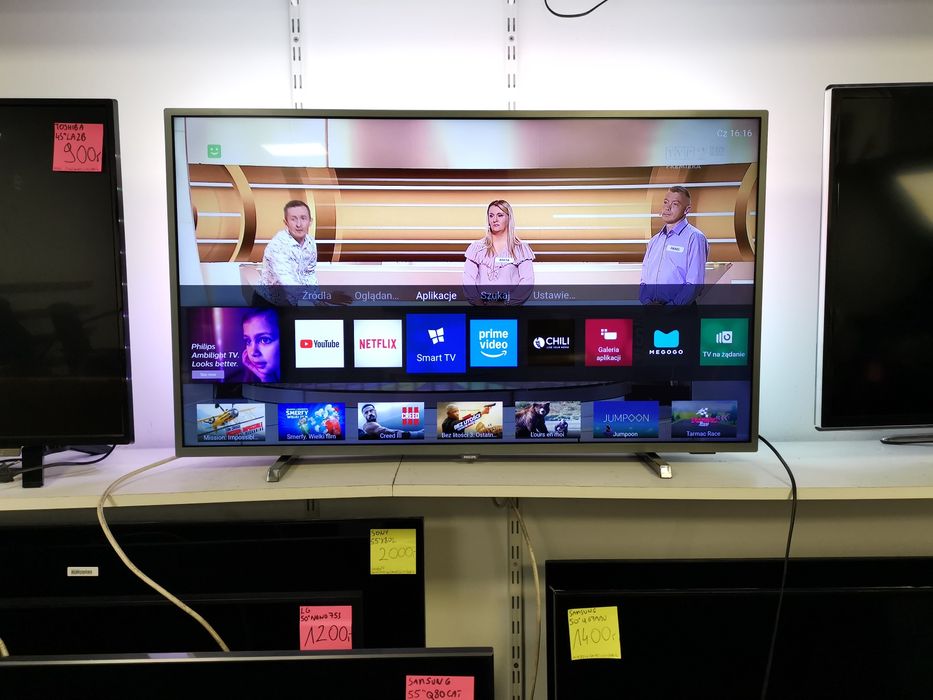 Philips 43 cale 3xambilight 4K UHD hdr Smart WiFi DVB-T2 43PUS6703 gw3