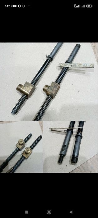 Винт поперечной и продольной подачи 1И611П, ТВ-320, 1К62, 675.