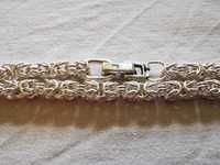 idealny na prezent dla męża lub Komunię łańcuszek ze srebra 925 55,5cm