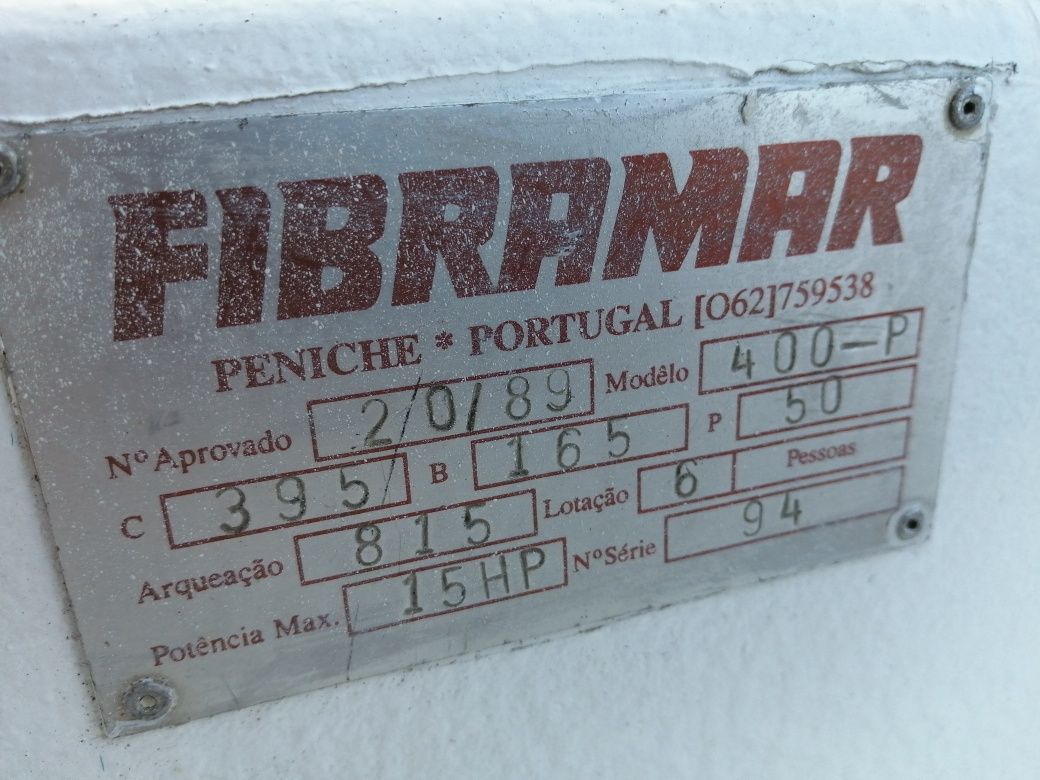 Barco fibramar 3.92m