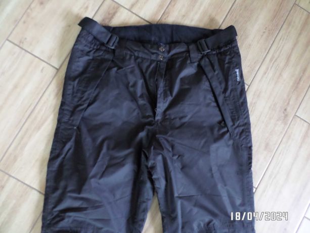 czarne firmowe spodnie narciarskie-xl-56-CRANE