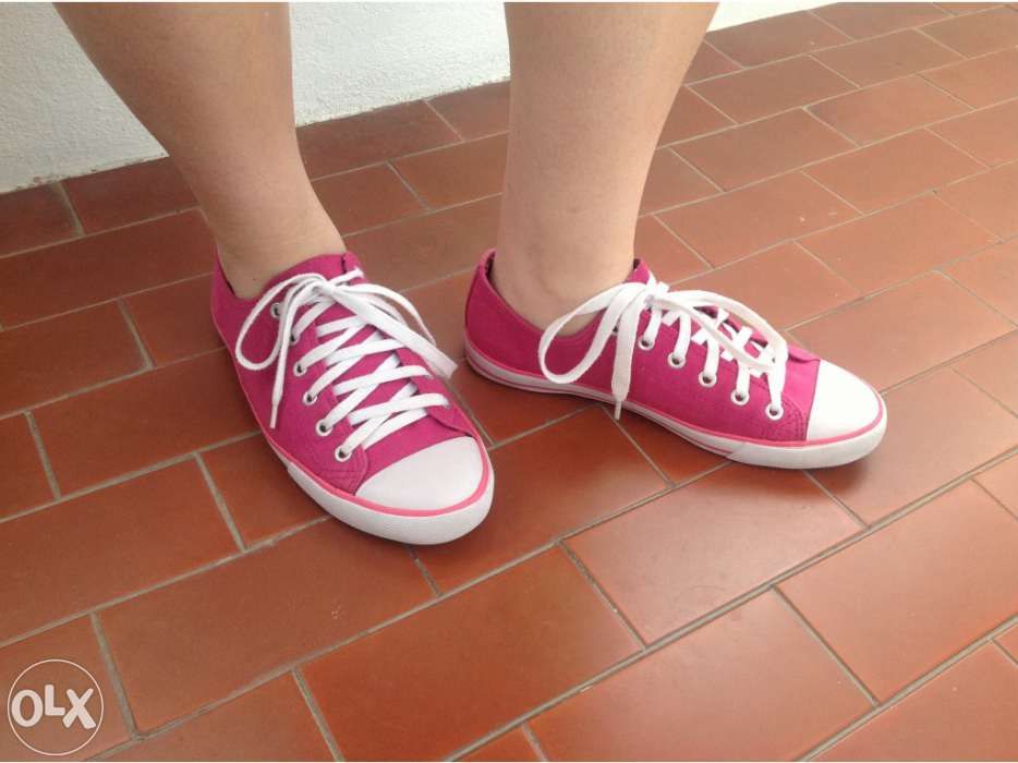 Sapatos desporto/casual mulher 39, cor de rosa