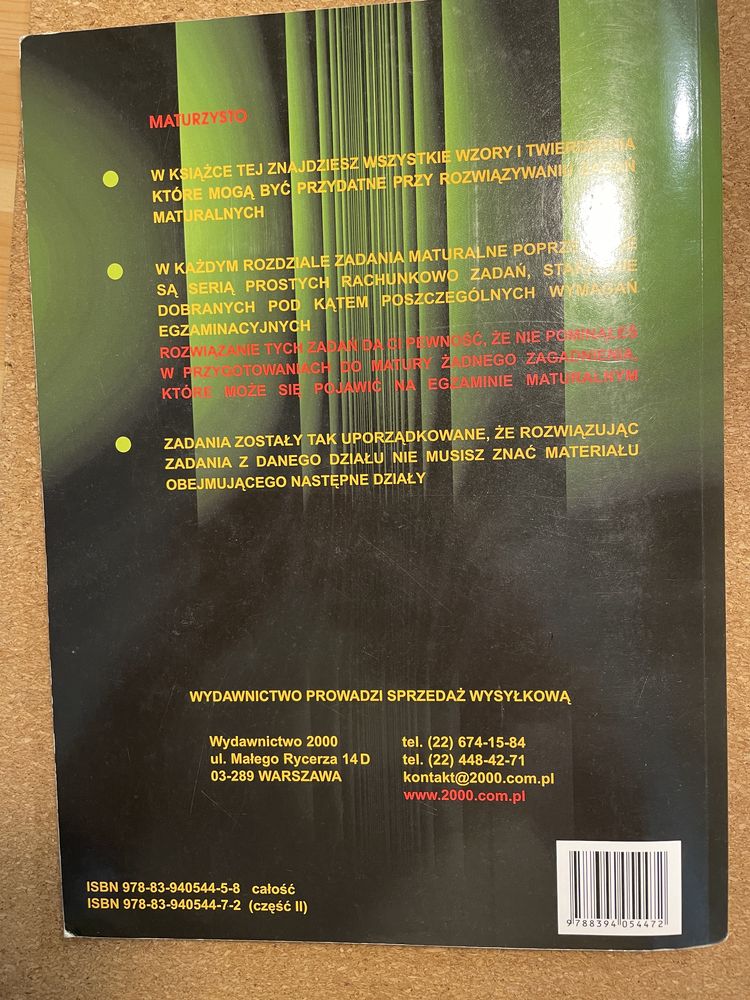 Matura z matematyki 2023-4 Kiełbasa Tom II • Podstawowy i rozszerzony