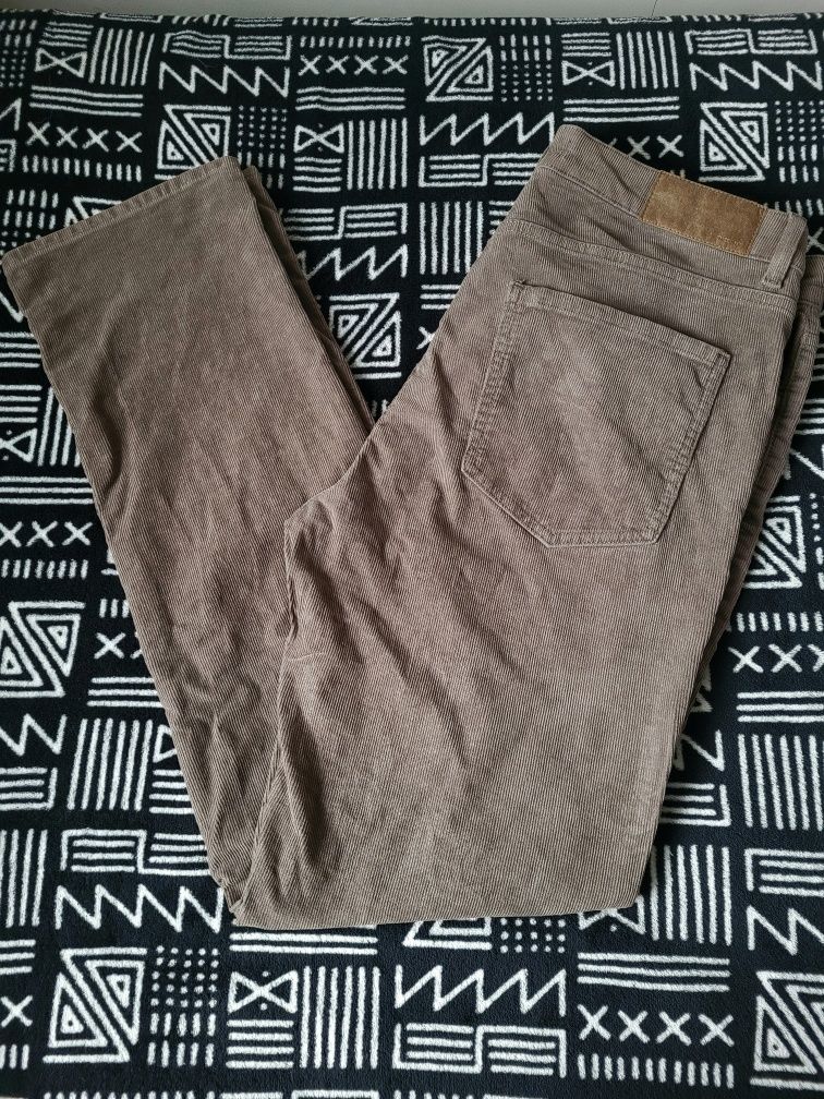 Spodnie męskie sztruksowe Dressmann 34/32 jak nowe!
