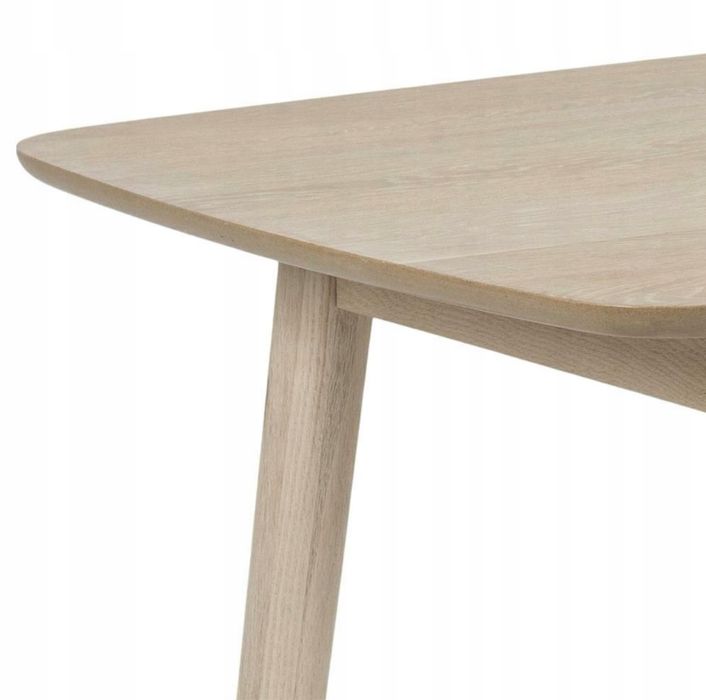 Stol jadalniany do kuchni dunski skandynawski design drewniany dab