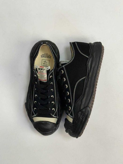 MMY Maison Mihara Yasuhiro кеди кросівки чорні білі черные кроссовки