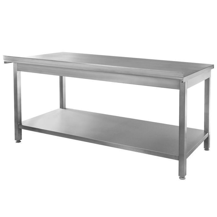 Stół gastronomiczny roboczy spawany z półką Mega-M 200x70x85 cm