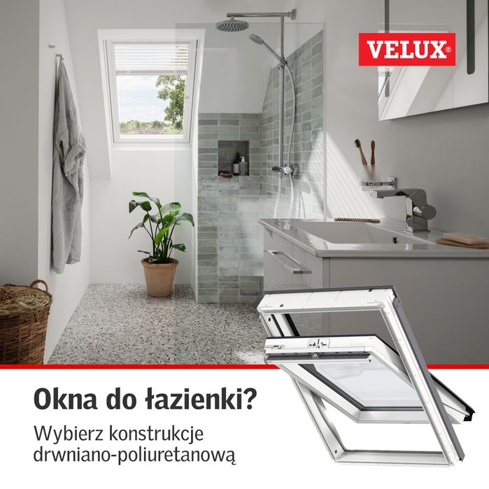 Okno dachowe z montażem