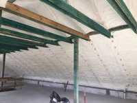 Ocieplanie piana PUR poddasza strop dach lepsze niż wełna mineralna