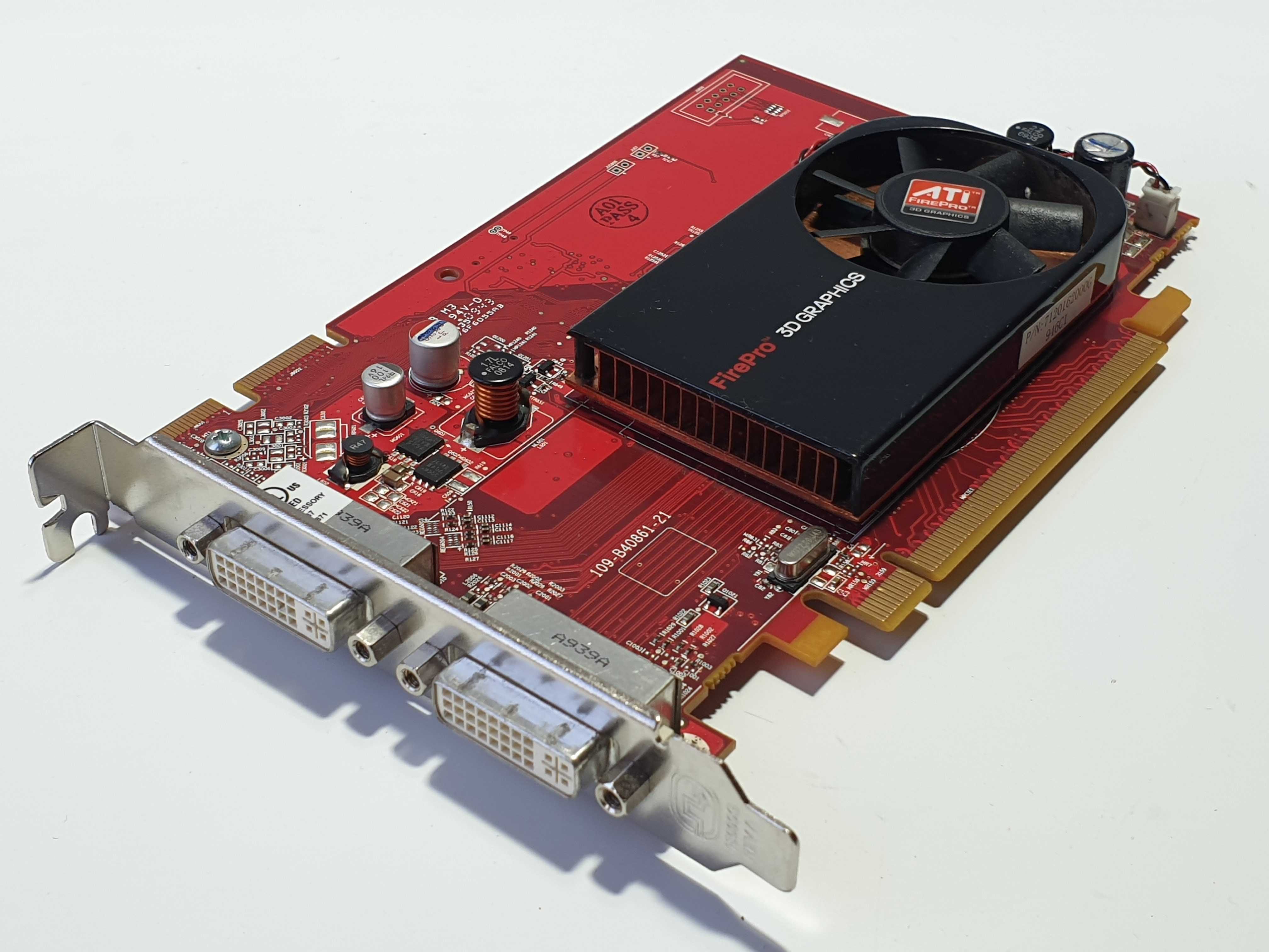 відеокарта ATI FirePro V3700 256Mb PCI-Ex DDR3 64bit (2xDVI)
