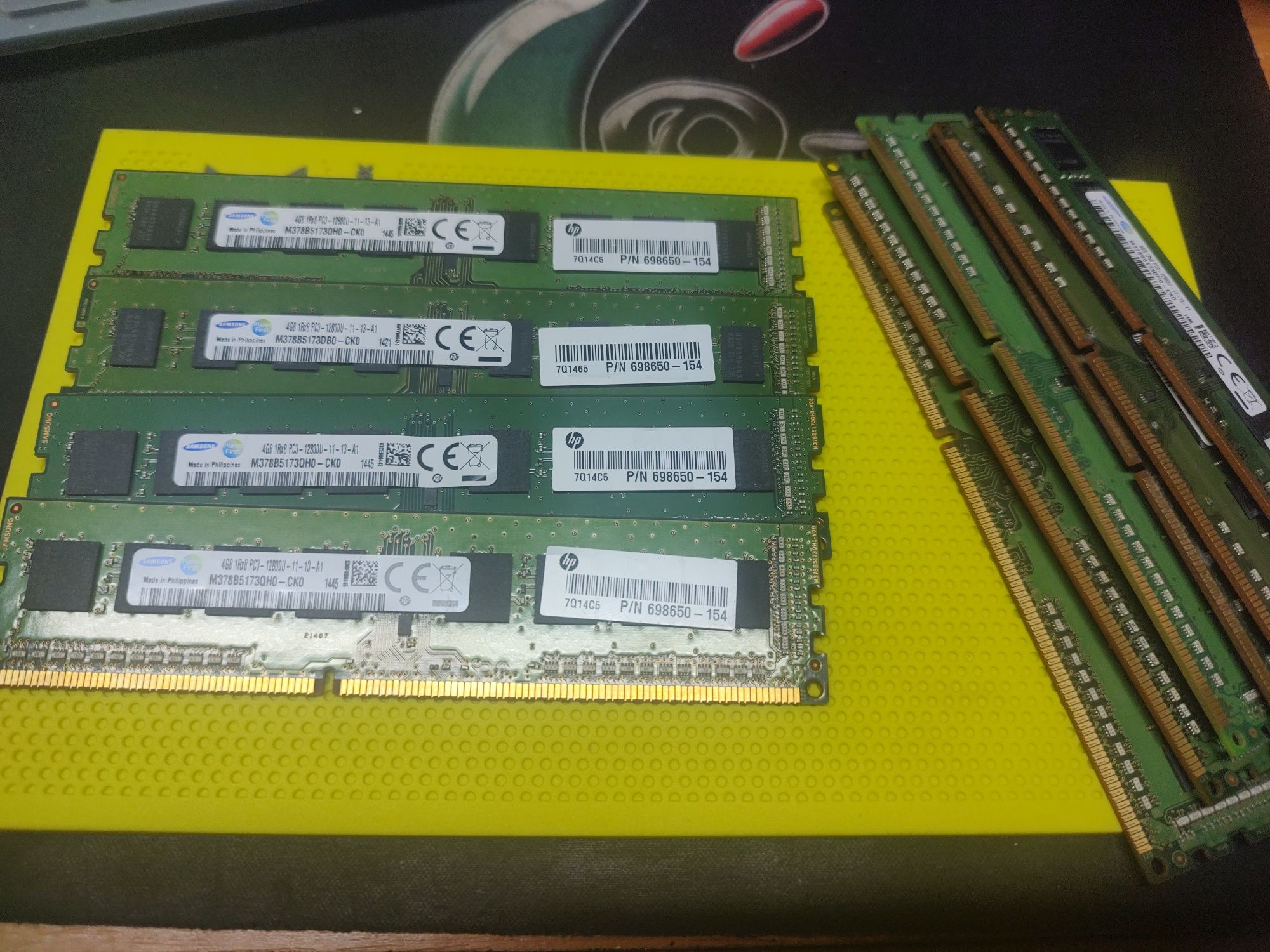 Samsung DDR 3 4GB 1600MHz оперативна пам'ять, є кількість, гарантія