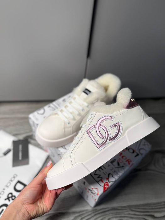 Кеды зимние dolce gabbana кроссовки с мехом зимне