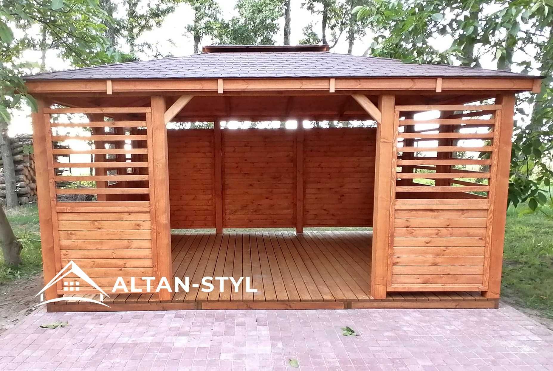 Altany, altanka, wiaty, altanka ogrodowa 3x4m WIKTORIA PRODUCENT