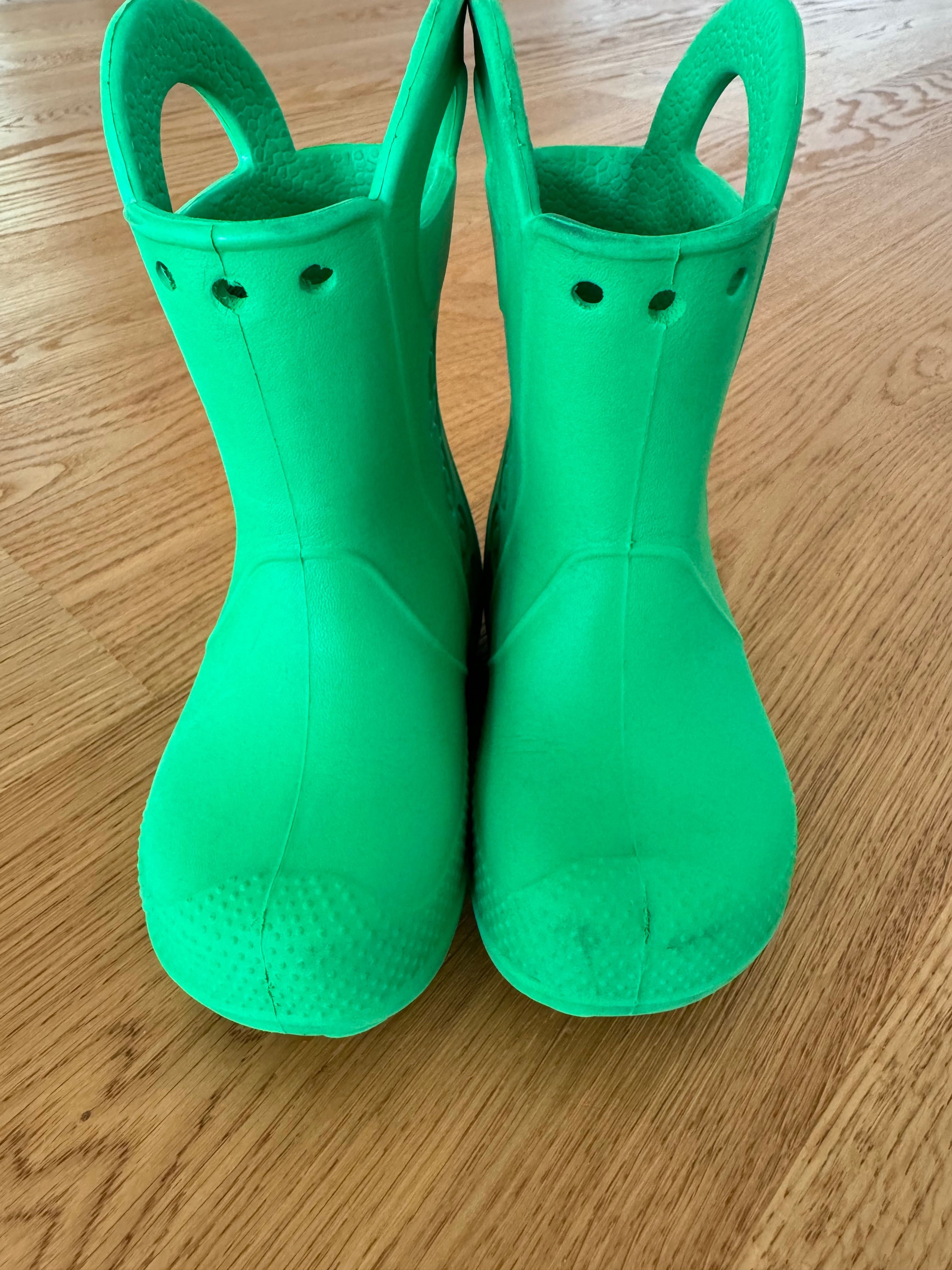 Kalosze zielone crocs C8 24-25