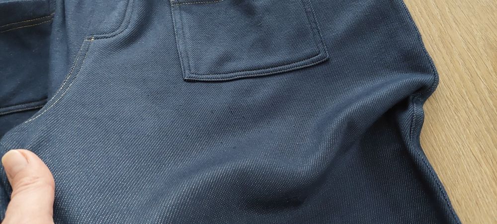 John Baner Bonprix r.48/50 ocieplane granatowe spodnie/getry