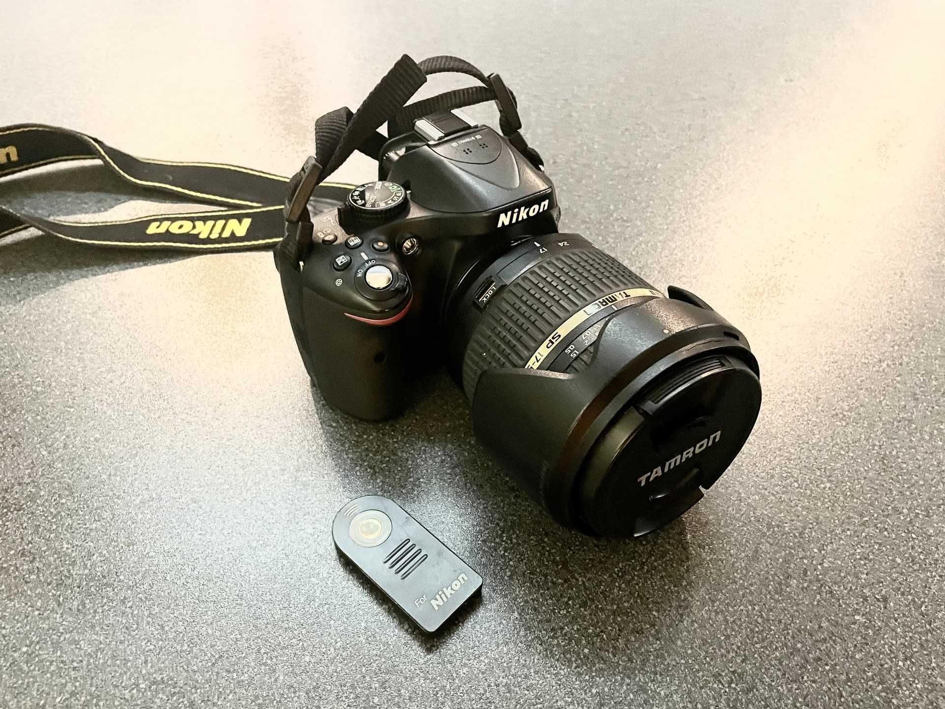 Nikon D5200 + Tamron AF 17-50mm F/2.8 VC + gratisy niski przebieg