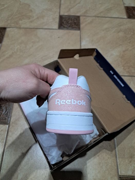 Buty Reebok dziewczęce białe różowe