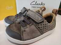 CLARKS skóra naturalna półbuty pudełko wkładka 13 cm