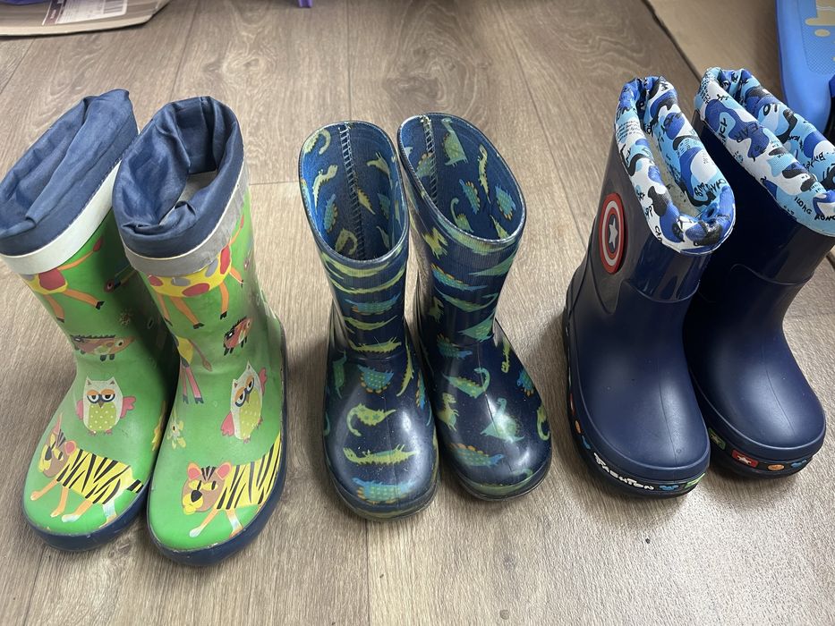 Сапоги лето зима на мальчика