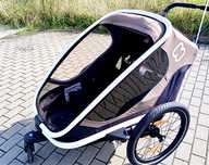 Hamax Outback Twin przyczepka rowerowa wózek podwójny bliźniaki