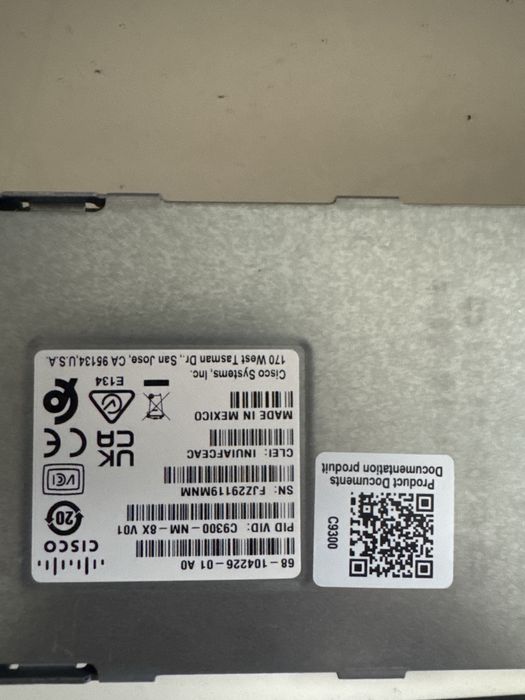 Módulo de rede Cisco para switches Catalyst 9300 com 8 portas de 10 Gb