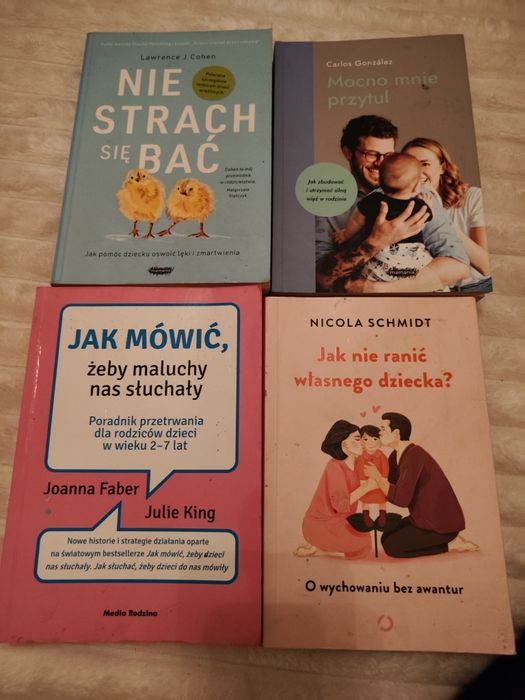 Zestaw książek nie strach się bać, jak nie ranić swojego dziecka