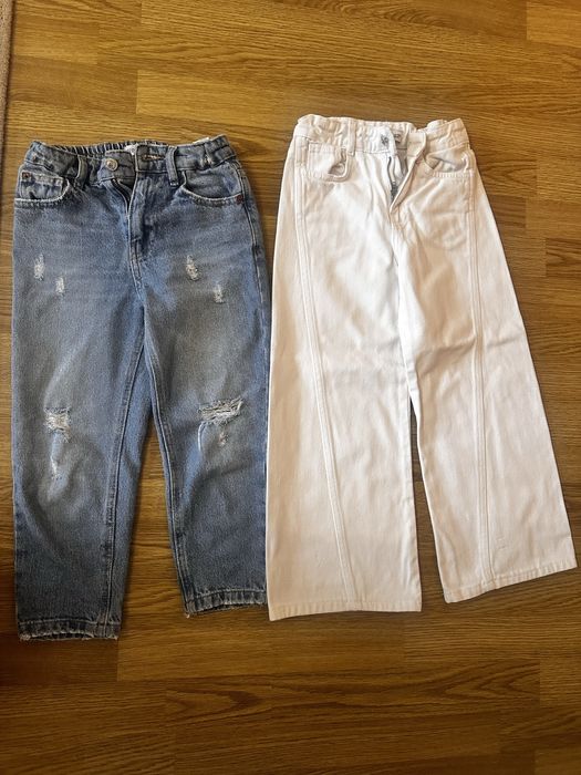 Джинси zara 122 6-7р