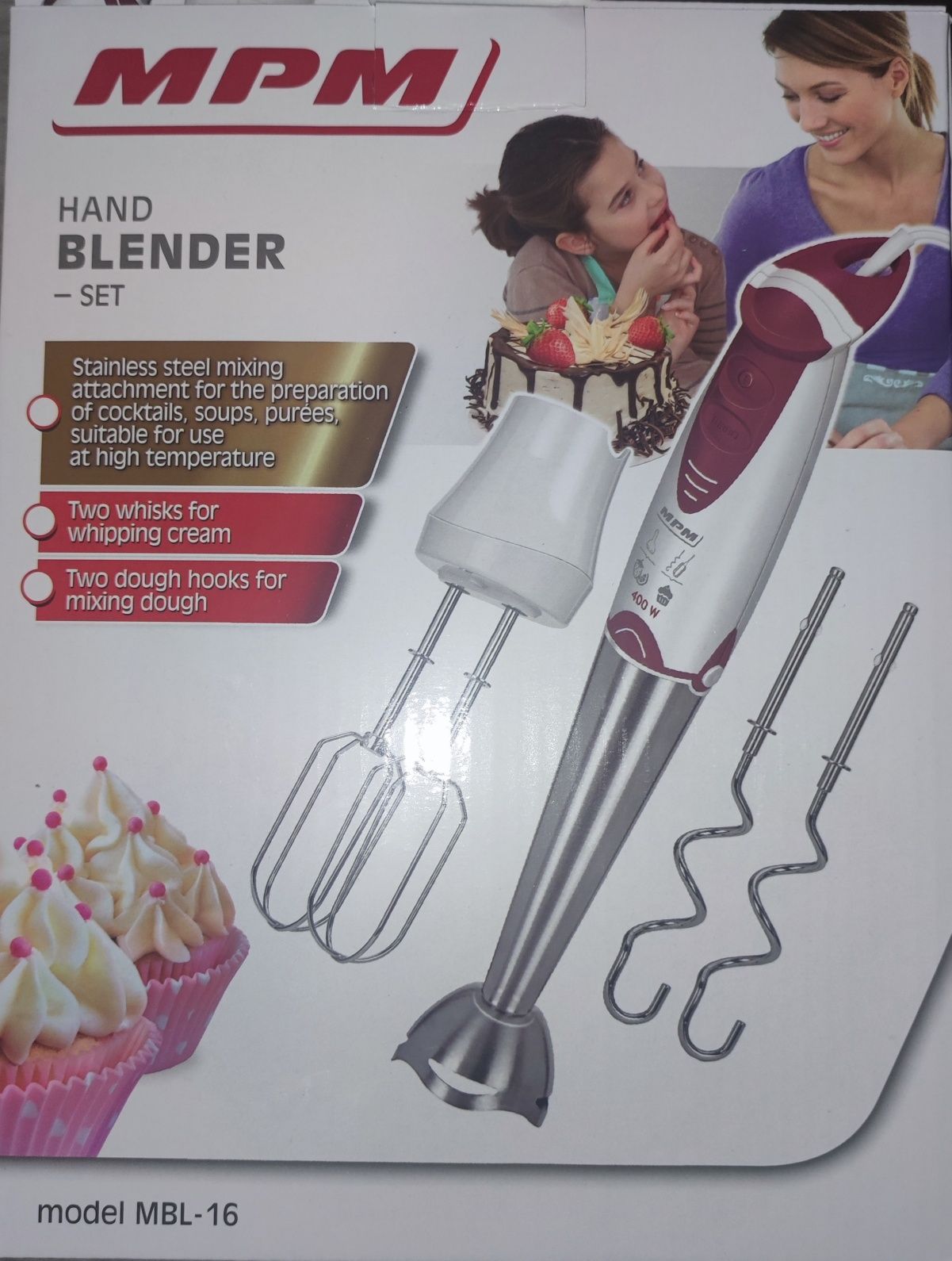 Blender ręczny MPM MBL-16 NOWY