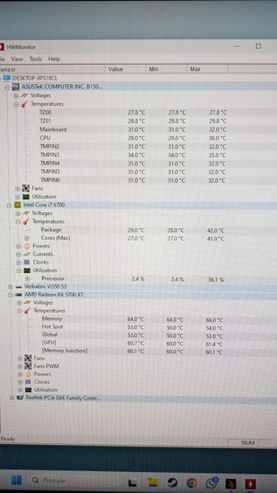 PC Gaming i7+RX 5700 XT–Pronto a jogar!