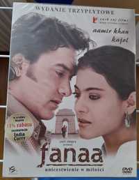 Film Fanaa DVD bollywood wydanie 3-płytowe NOWY FOLIA