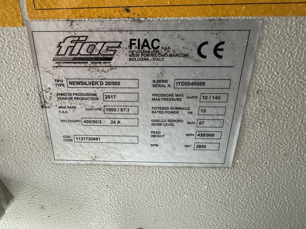 Kompresor FIAC NewSilver z osuszaczem
