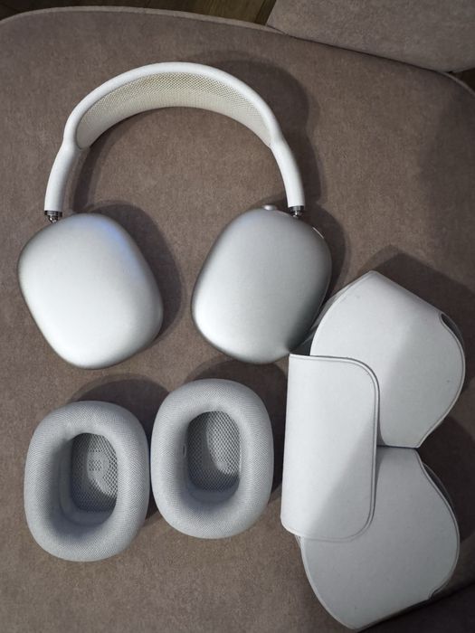 AirPods Max 1 gen biale z dowodem zakupu