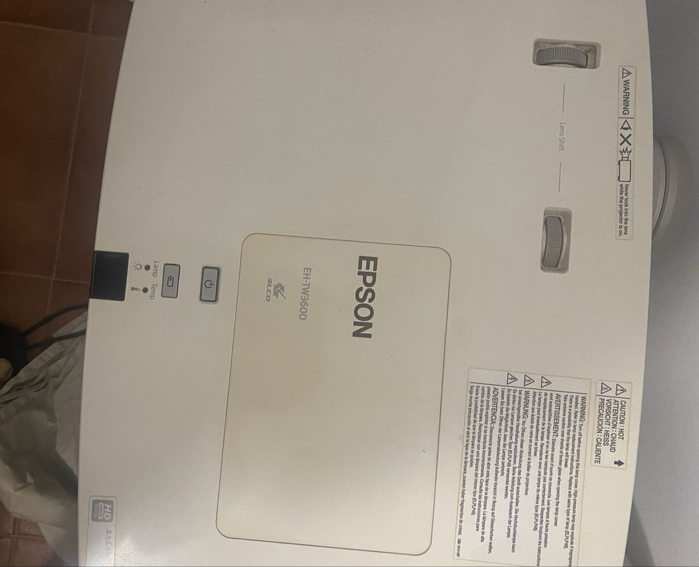 Projector epson EH TW 3600