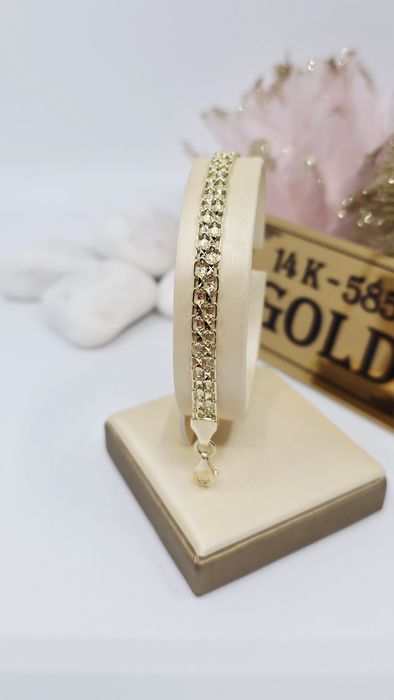 Złota bransoletka próba 585 14k